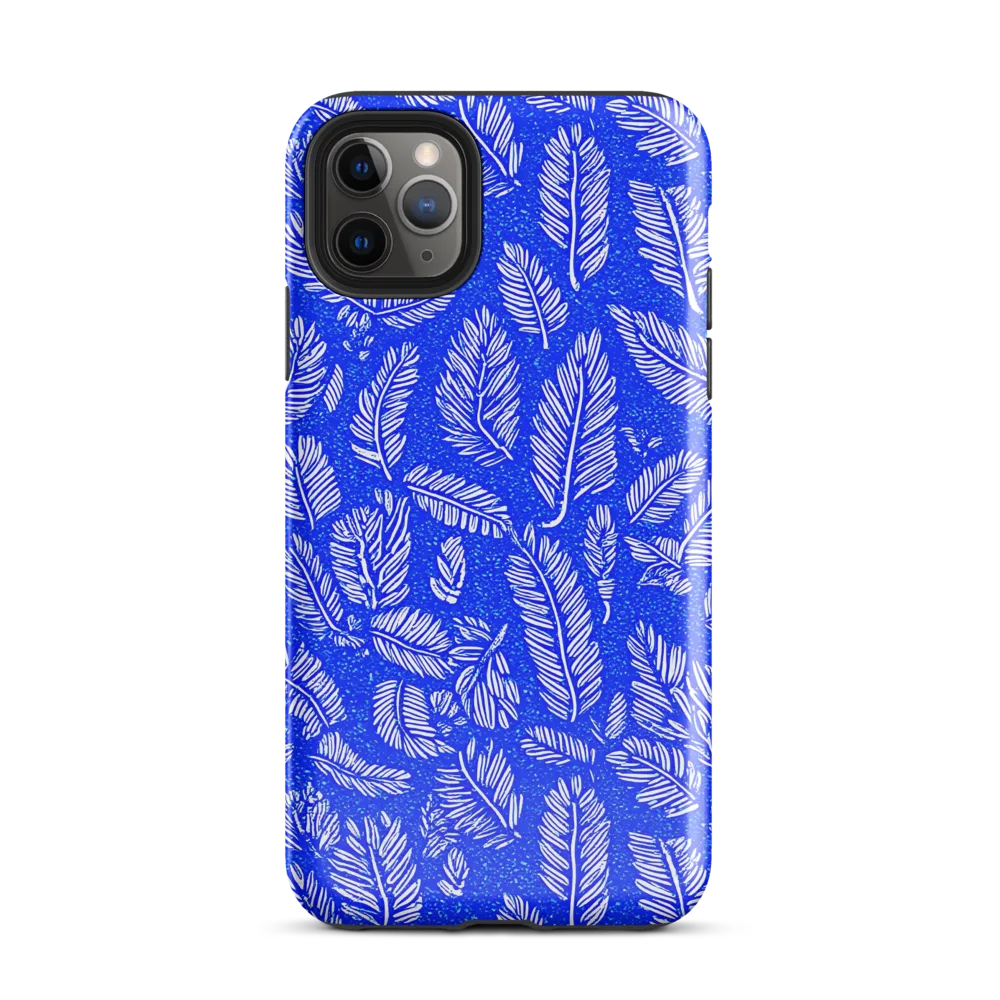 Azure Fronds on Tough Case for iPhone® — Front