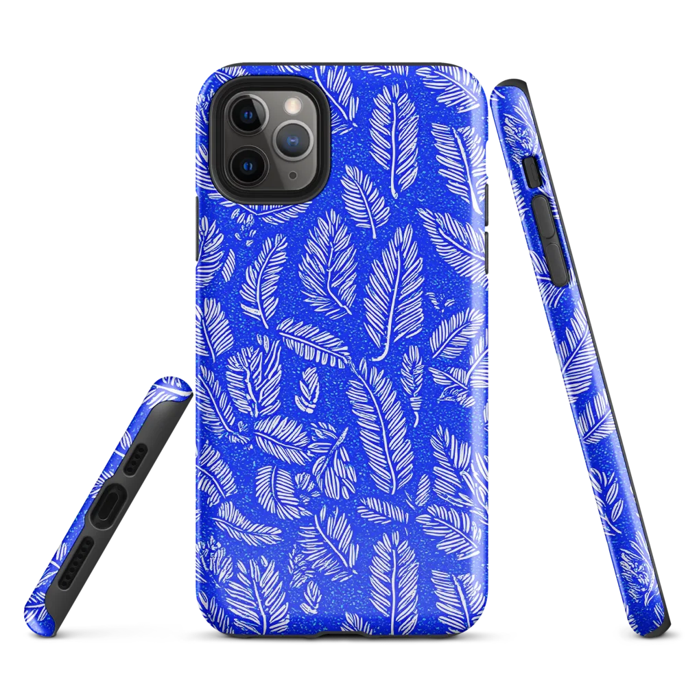 Azure Fronds on Tough Case for iPhone® — Front