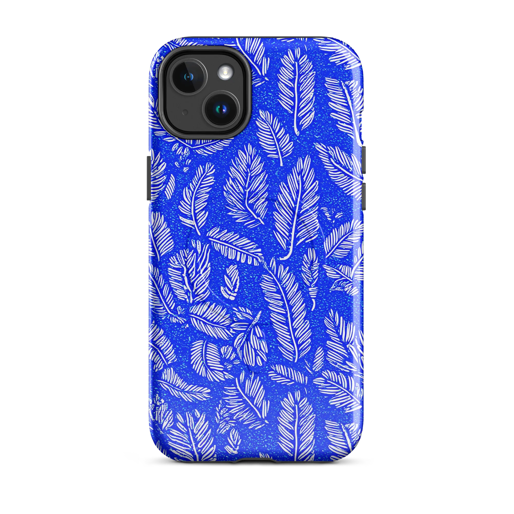 Azure Fronds on MagSafe Tough Case for iPhone® — Front