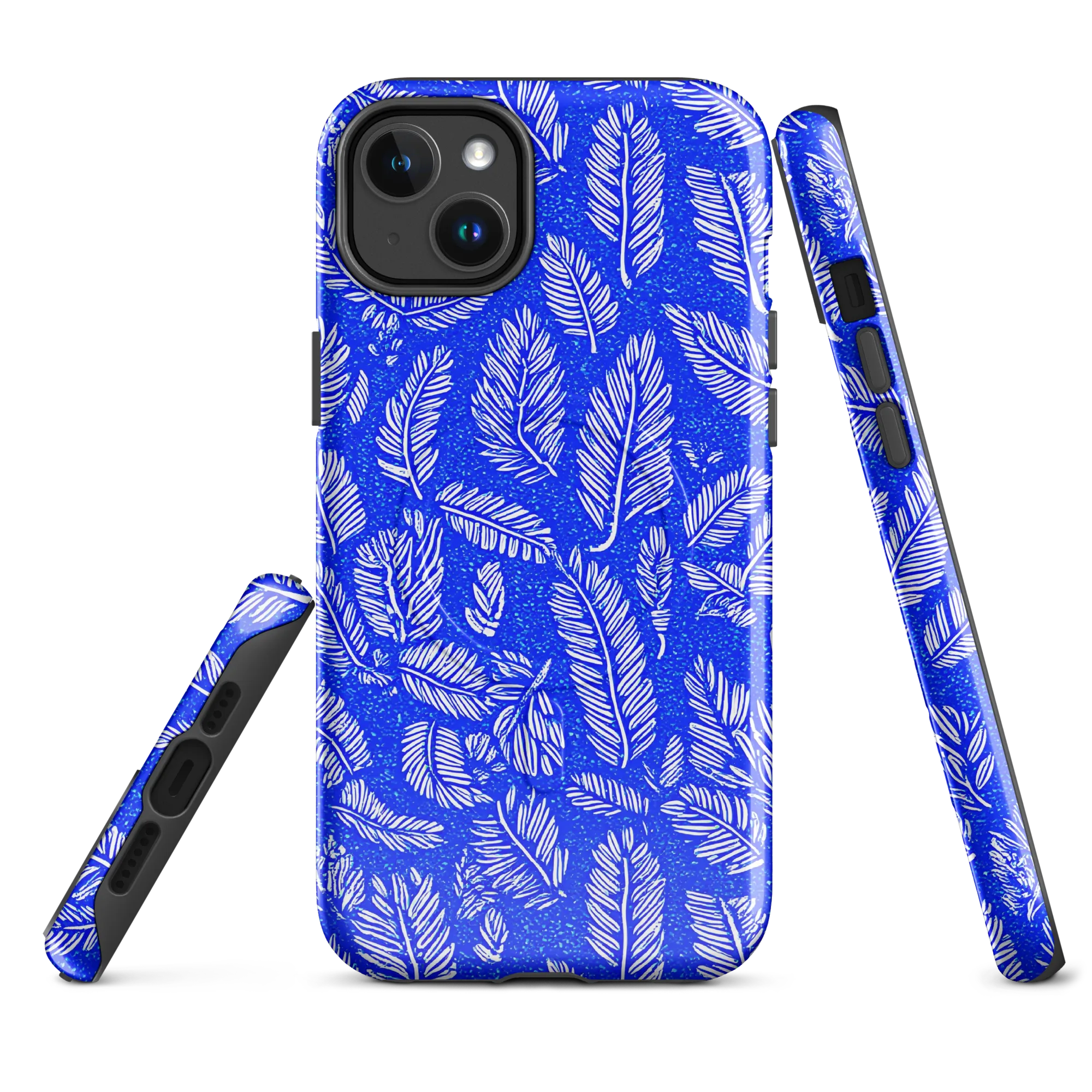 Azure Fronds on MagSafe Tough Case for iPhone® — Front