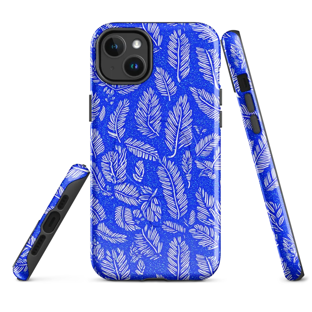 Azure Fronds on MagSafe Tough Case for iPhone® — Front