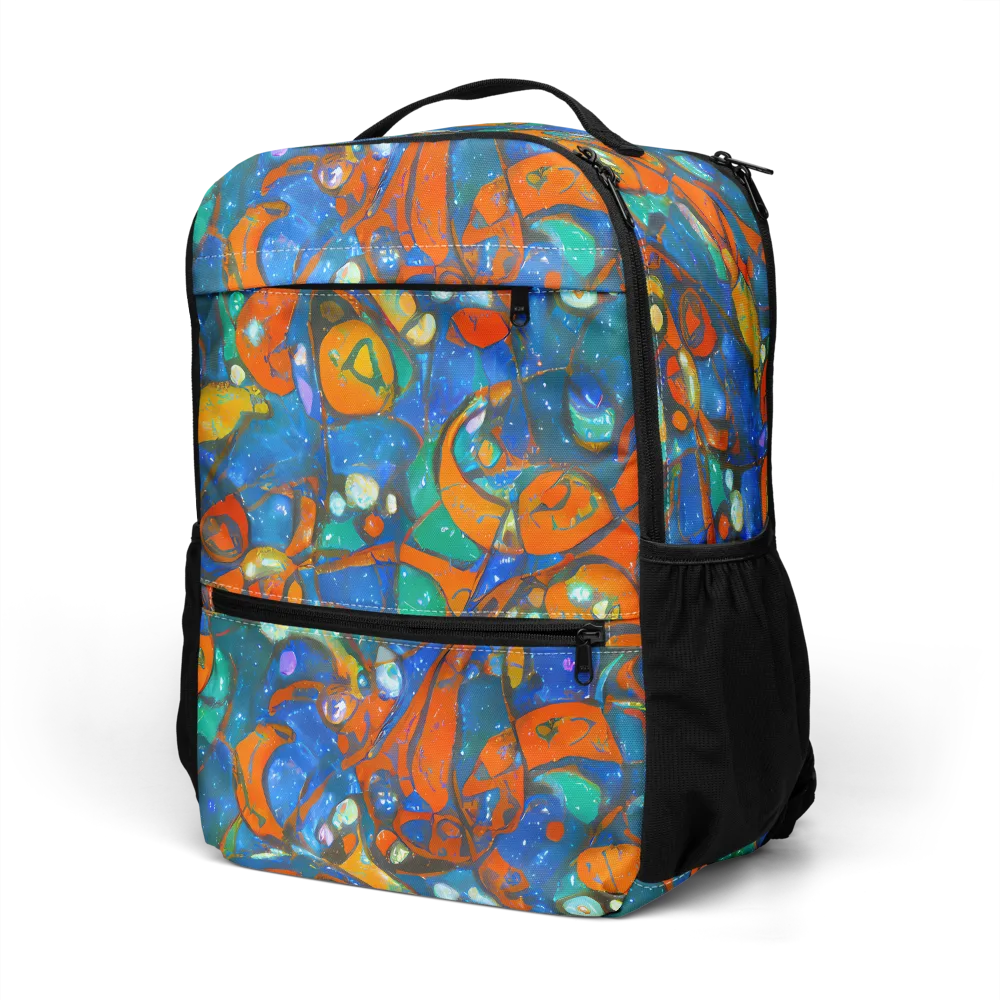 Liquid Ember on Utility Backpack — Left Front
