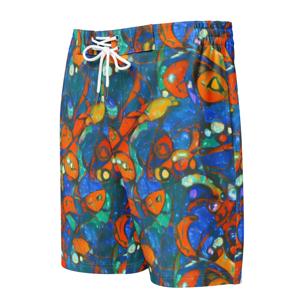 Liquid Ember on Men's Board Shorts — Front
