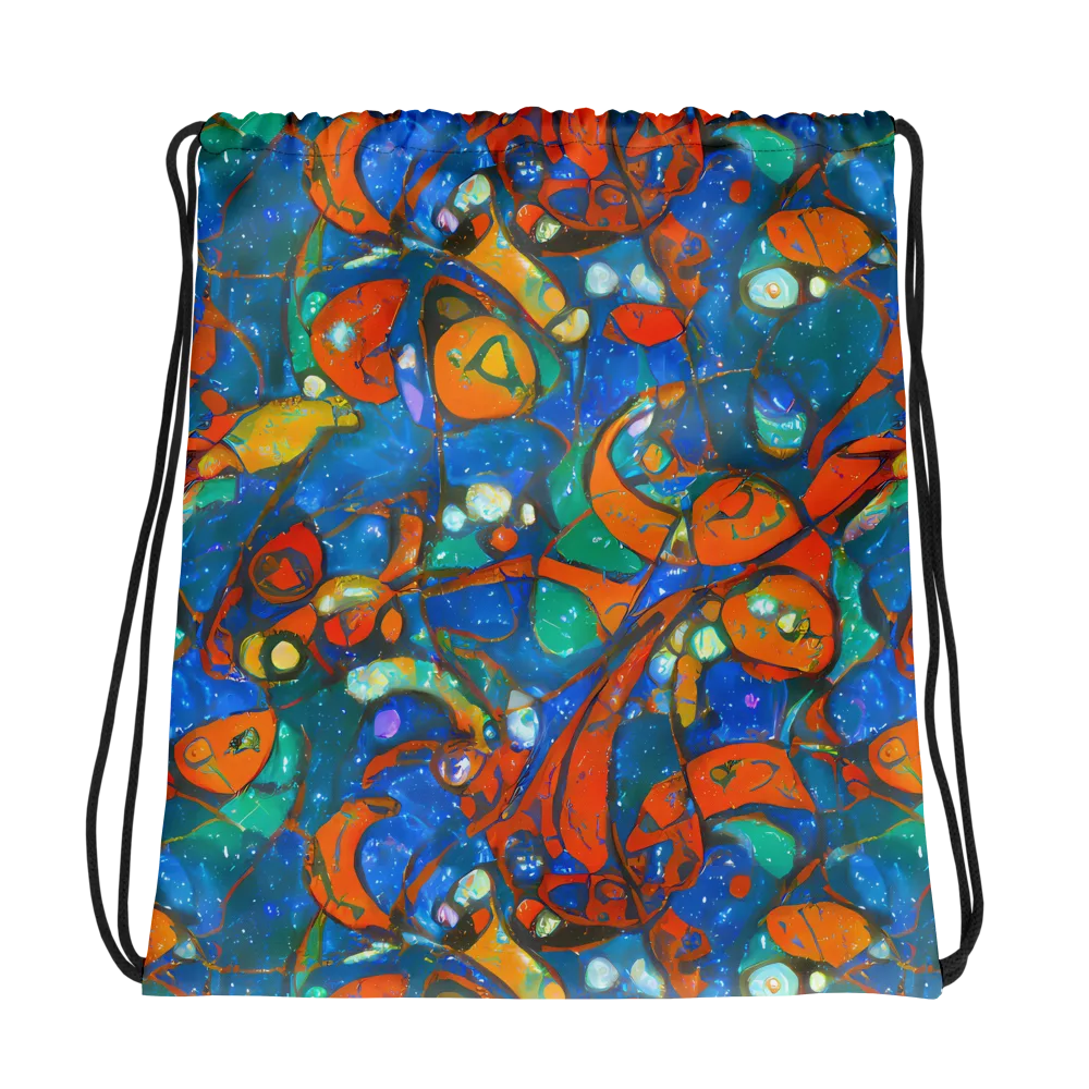 Liquid Ember on Drawstring Bag — Photo