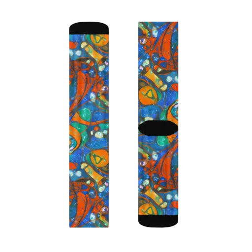 Liquid Ember on a Socks
