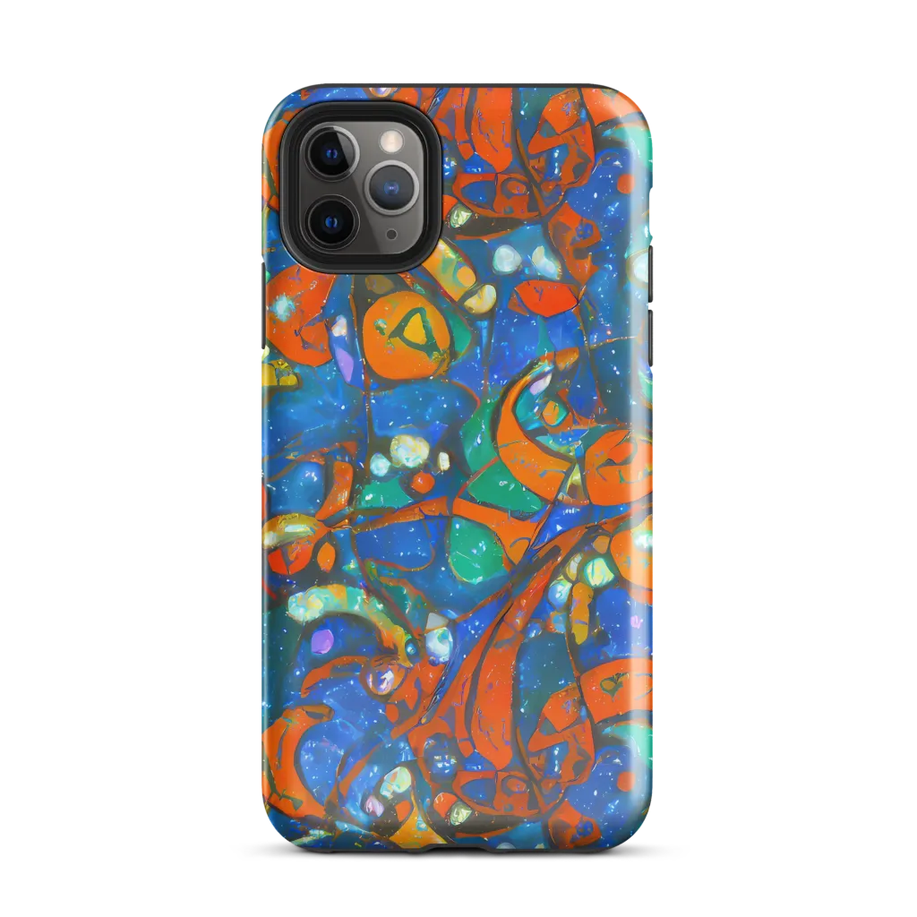 Liquid Ember on Tough Case for iPhone® — Front