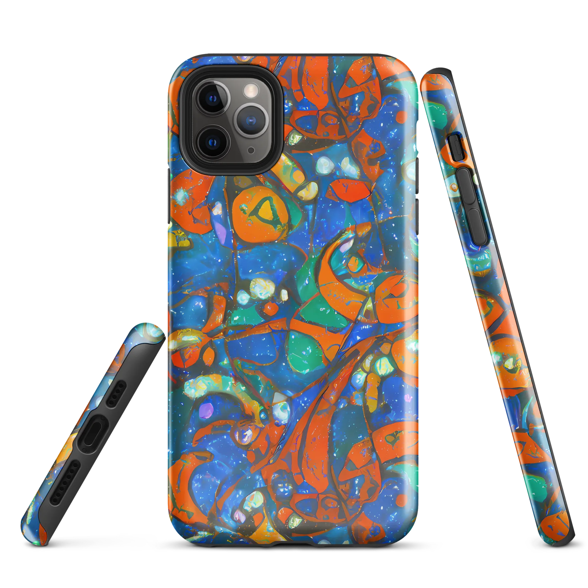 Liquid Ember on Tough Case for iPhone® — Front