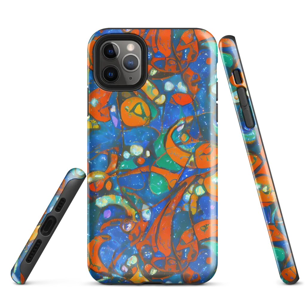 Liquid Ember on Tough Case for iPhone® — Front