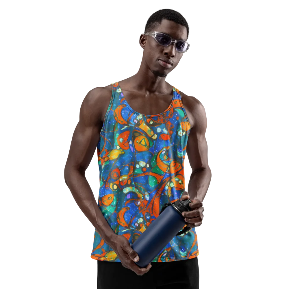 Liquid Ember on Men's Tank Top — Front