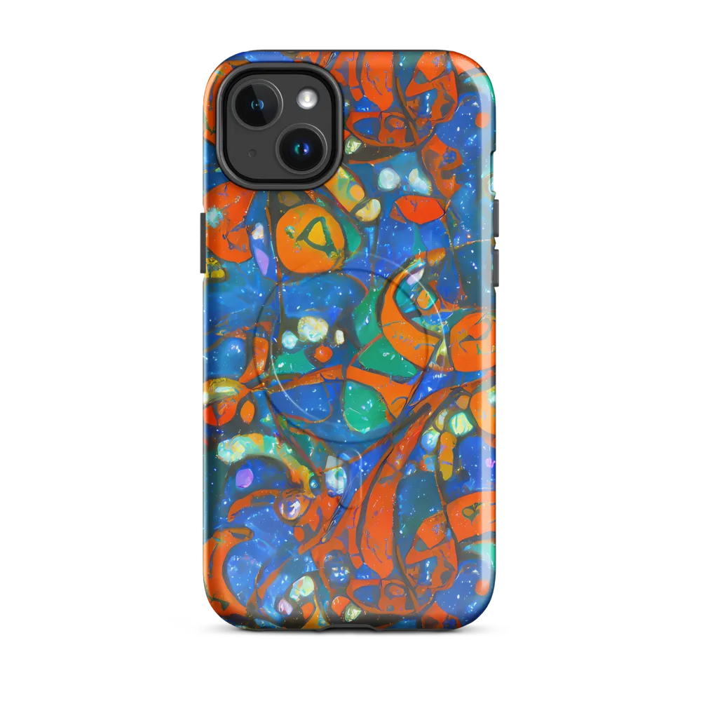 Liquid Ember on MagSafe Tough Case for iPhone® — Front