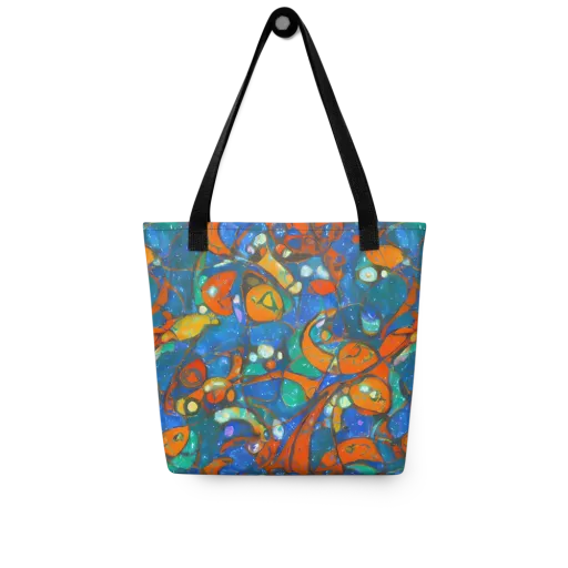 Liquid Ember on a Tote Bag