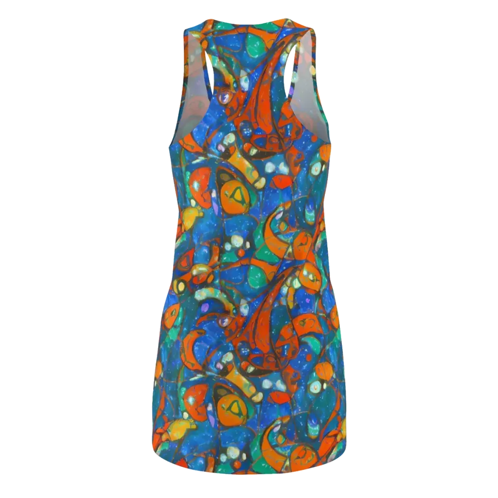 Liquid Ember on Racerback Dress — Back