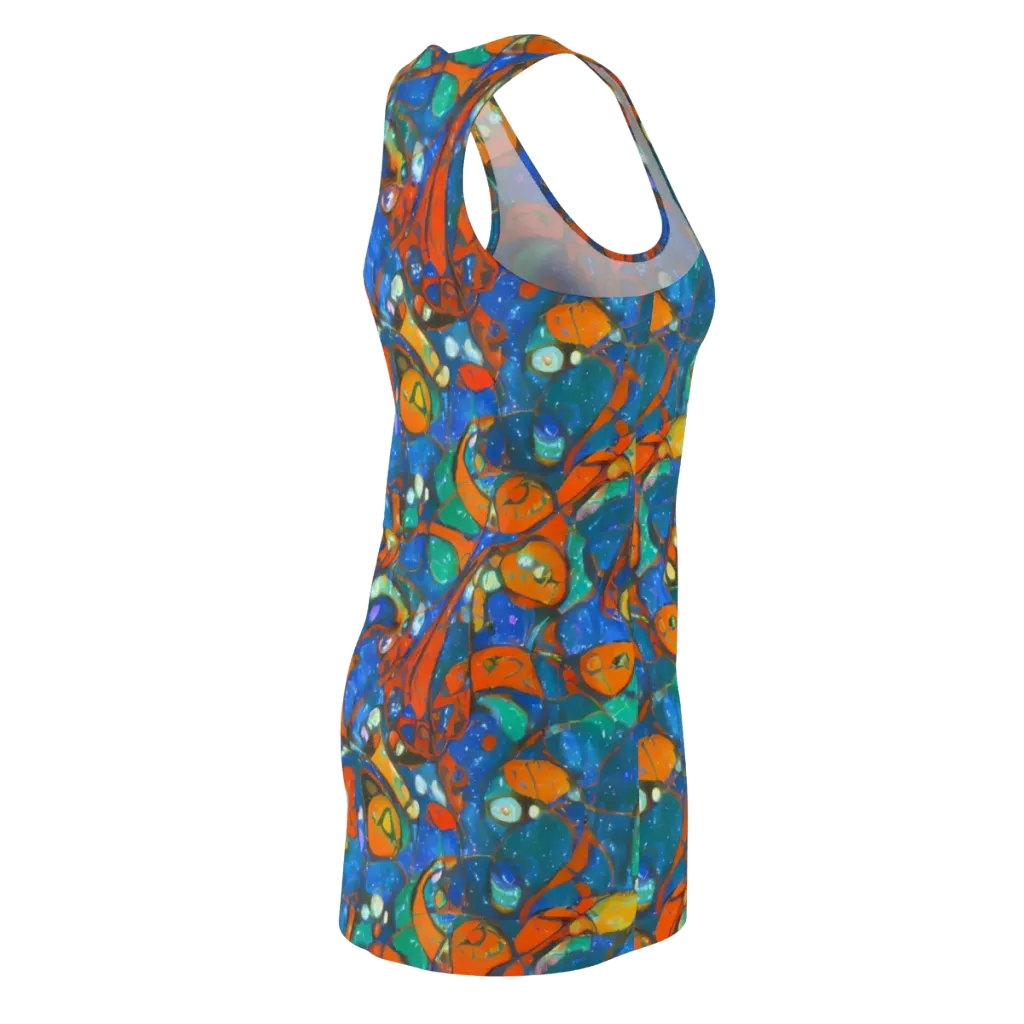 Liquid Ember on Racerback Dress — Back Side