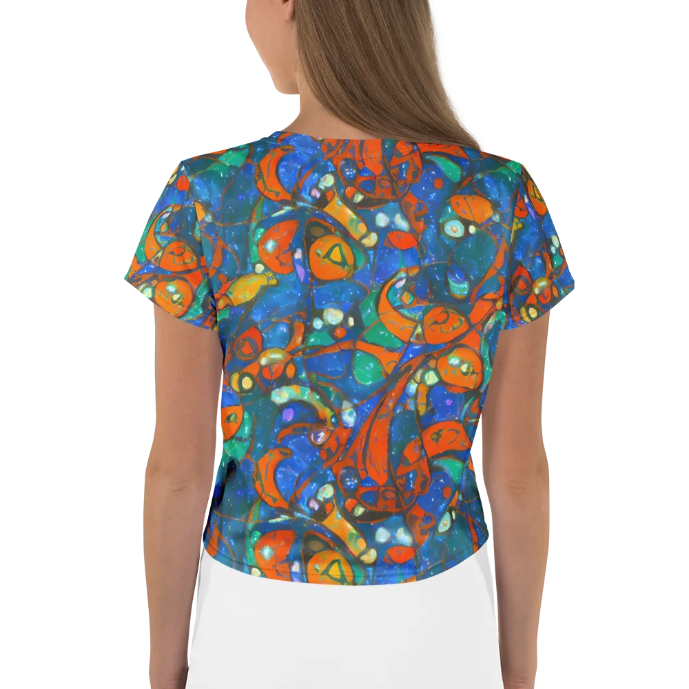 Liquid Ember on Crop Tee — Back