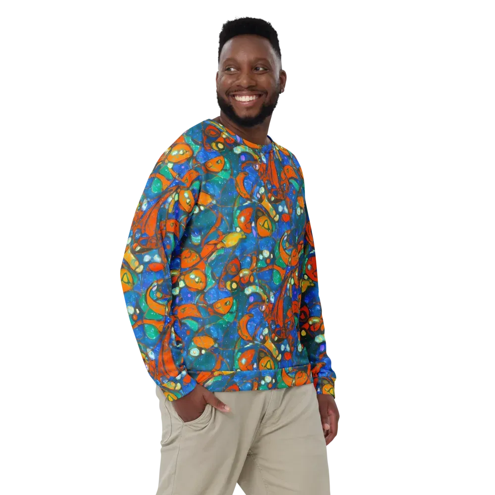 Liquid Ember on Sweatshirt — Front