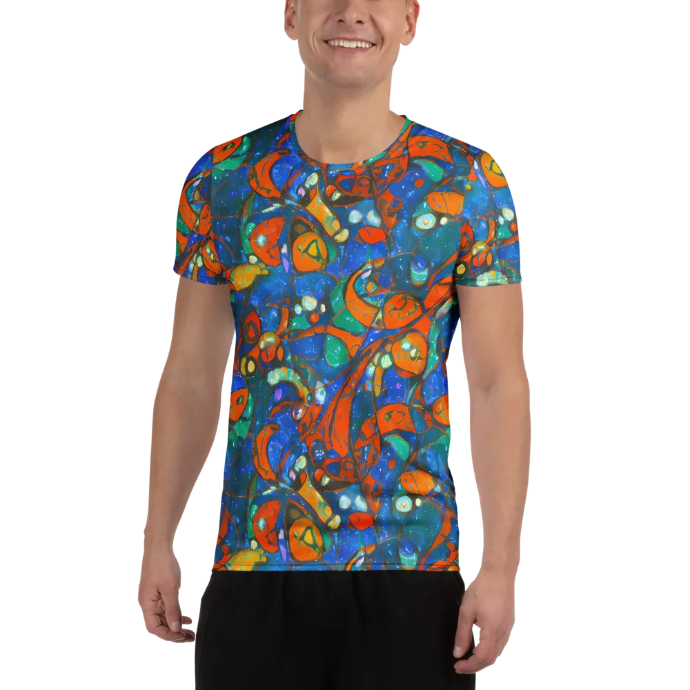 Liquid Ember on Men's Athletic T-Shirt — Front