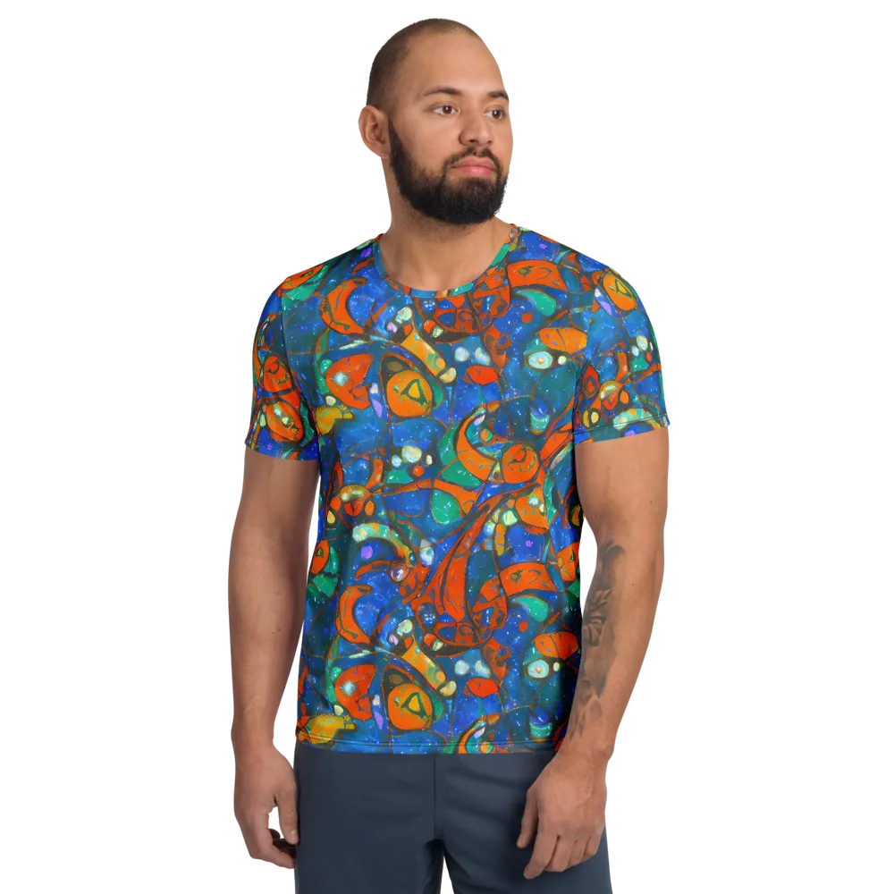 Liquid Ember on Men's Athletic T-Shirt — Front