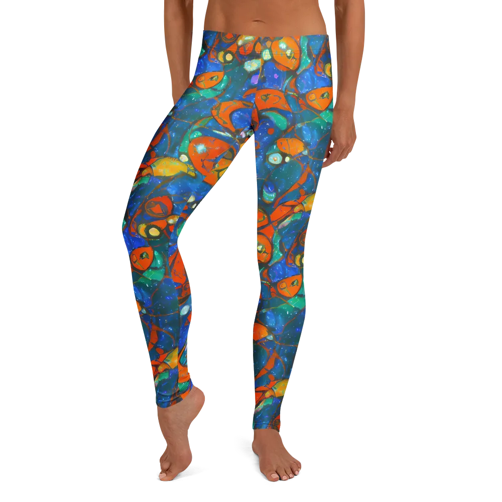 Liquid Ember on Leggings — Front