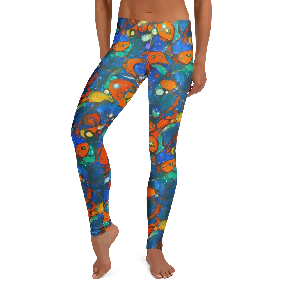 Liquid Ember on Leggings — Front