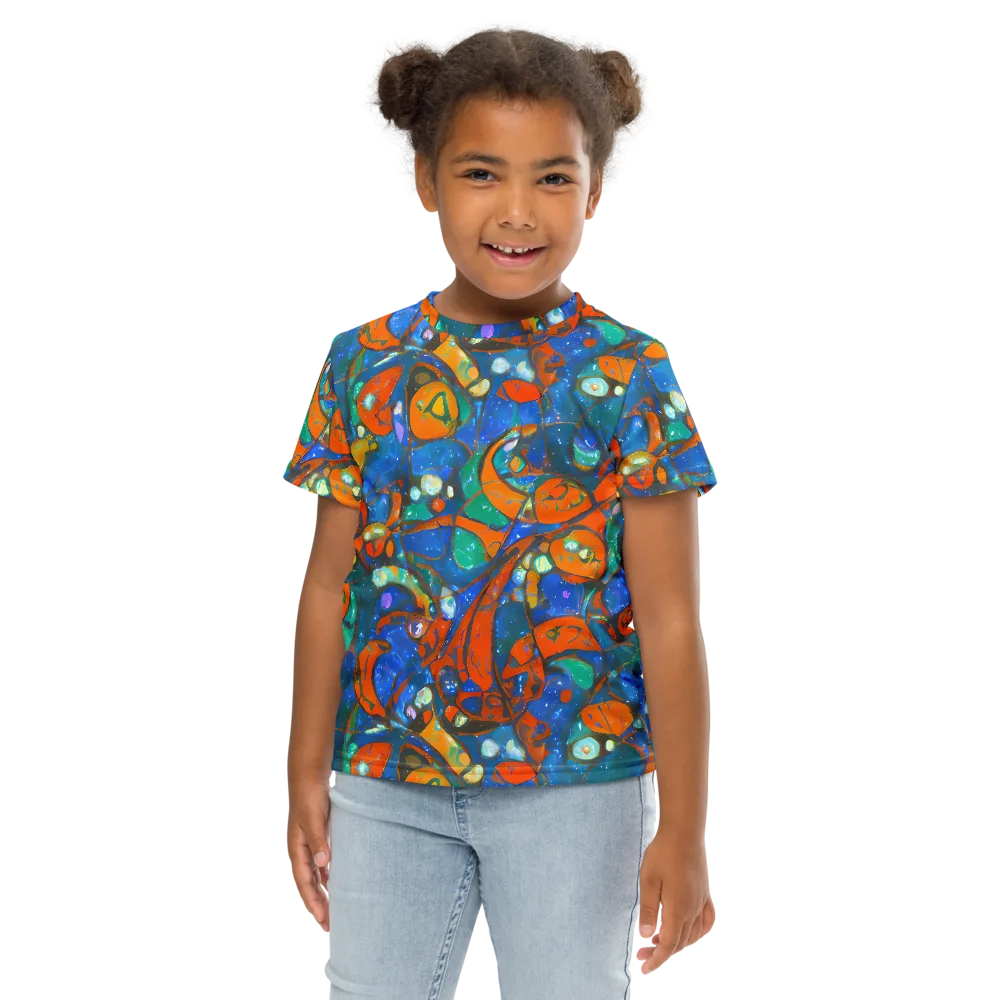 Liquid Ember on Kids Crew Neck T-Shirt — Front