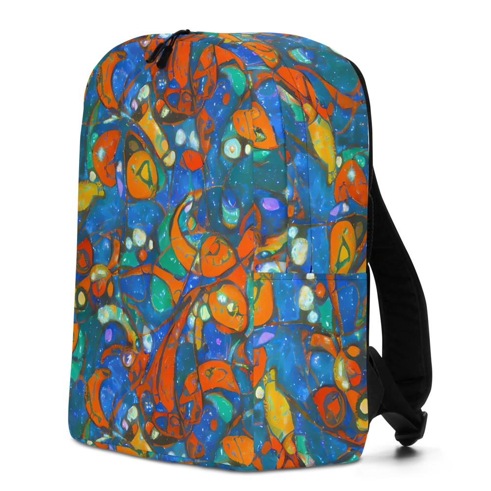 Liquid Ember on Minimalist Backpack — Left