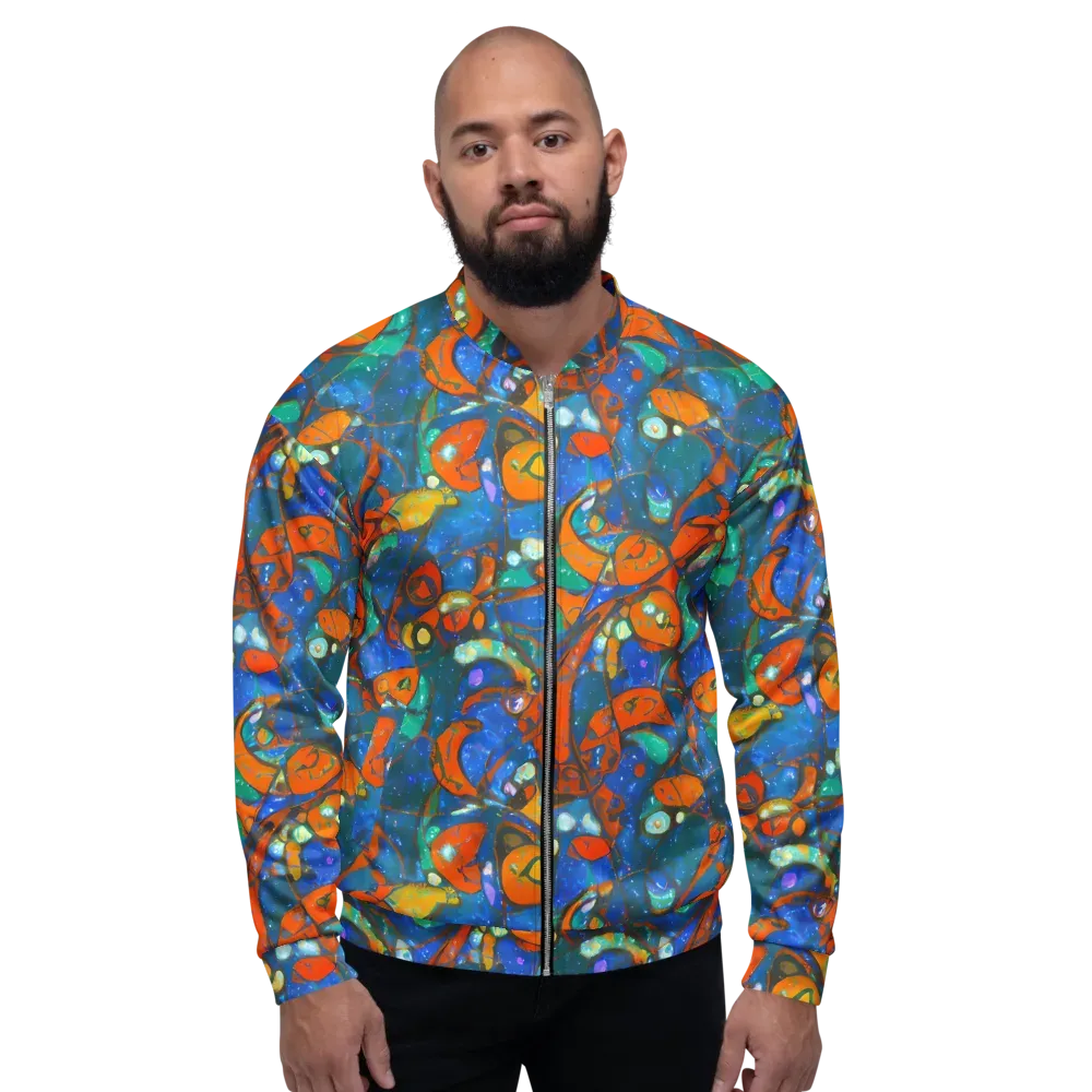 Liquid Ember on Bomber Jacket — Front