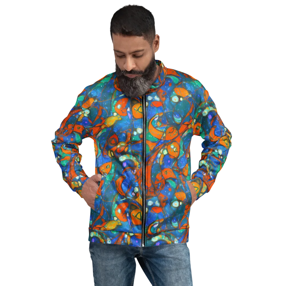 Liquid Ember on Bomber Jacket — Front