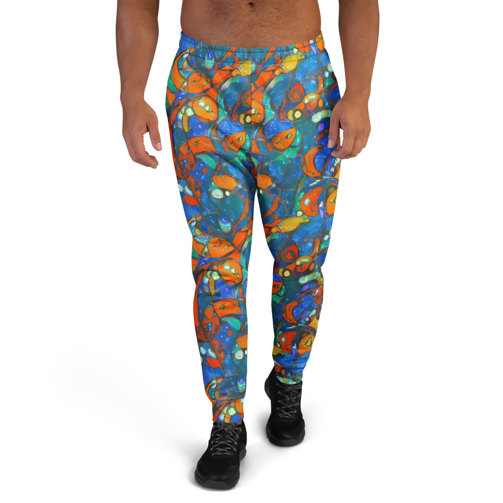 Liquid Ember on Men's Joggers — Front