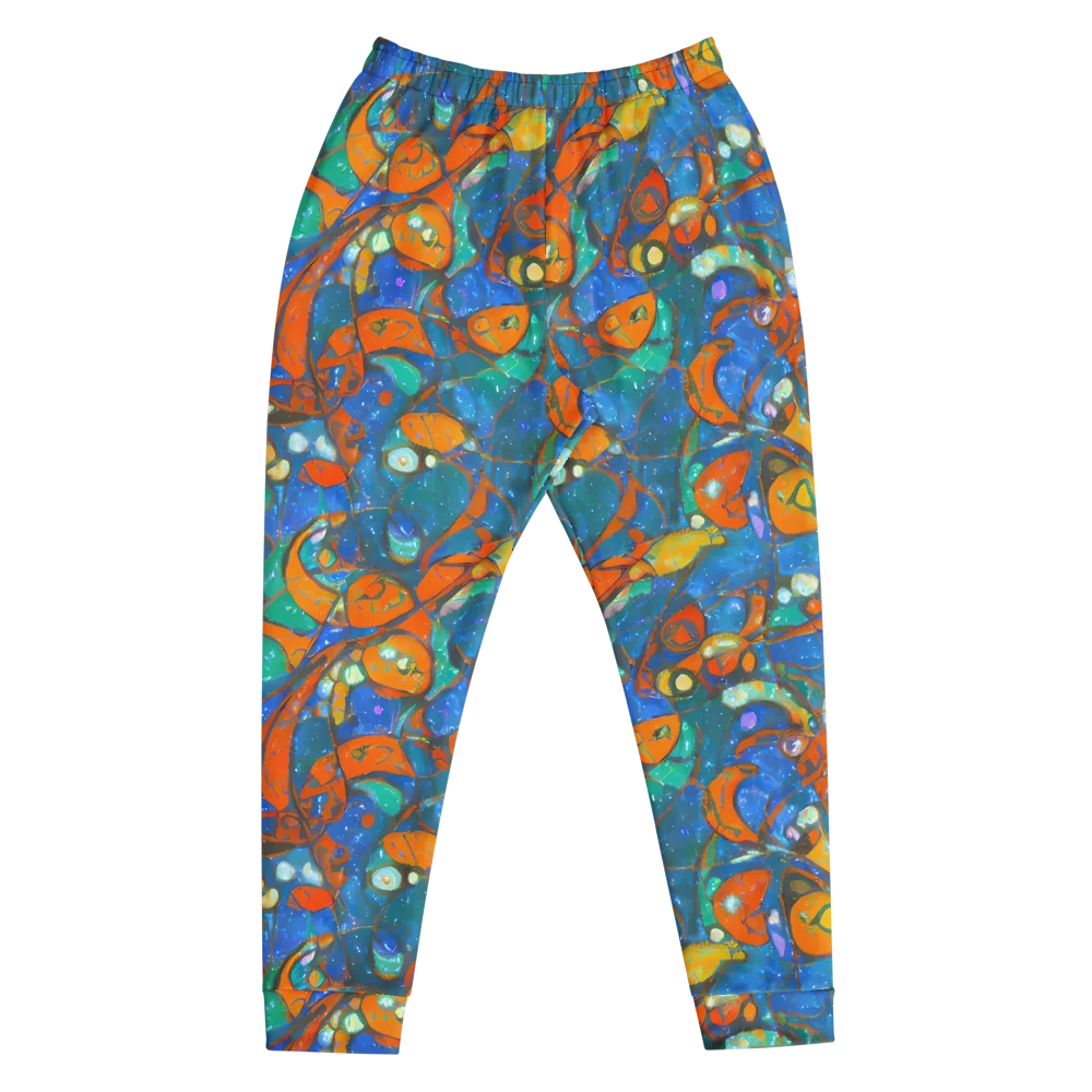 Liquid Ember on Men's Joggers — Front