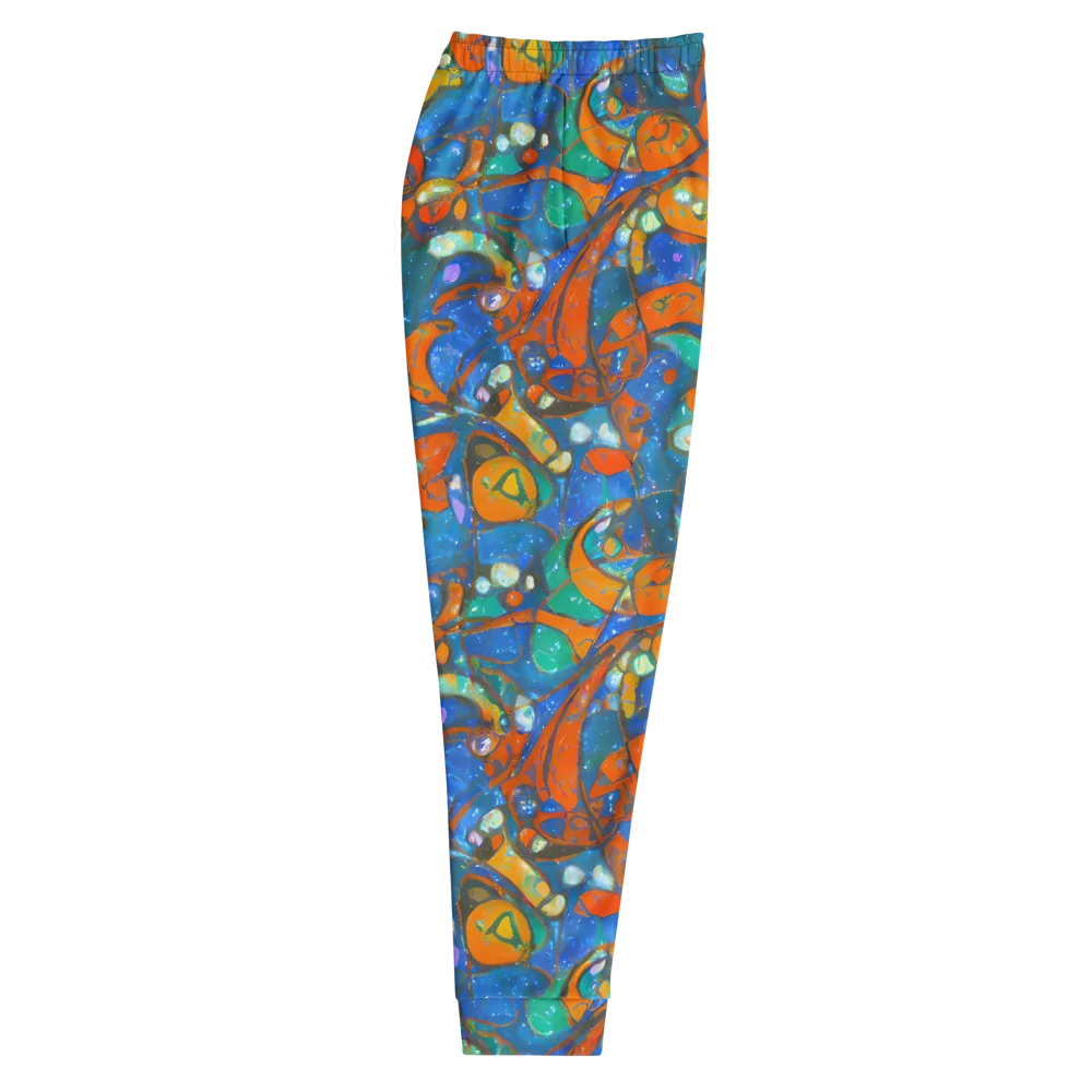 Liquid Ember on Men's Joggers — Right