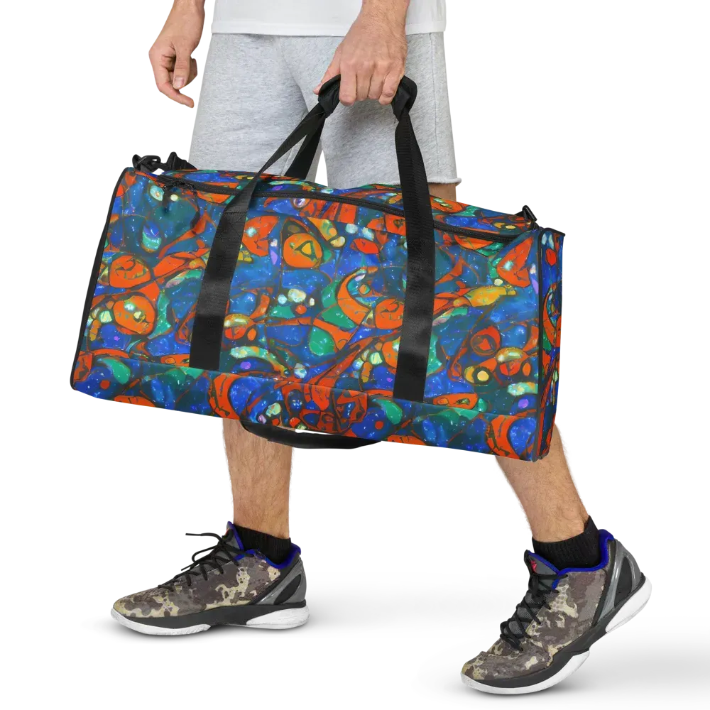Liquid Ember on Duffle Bag — Front
