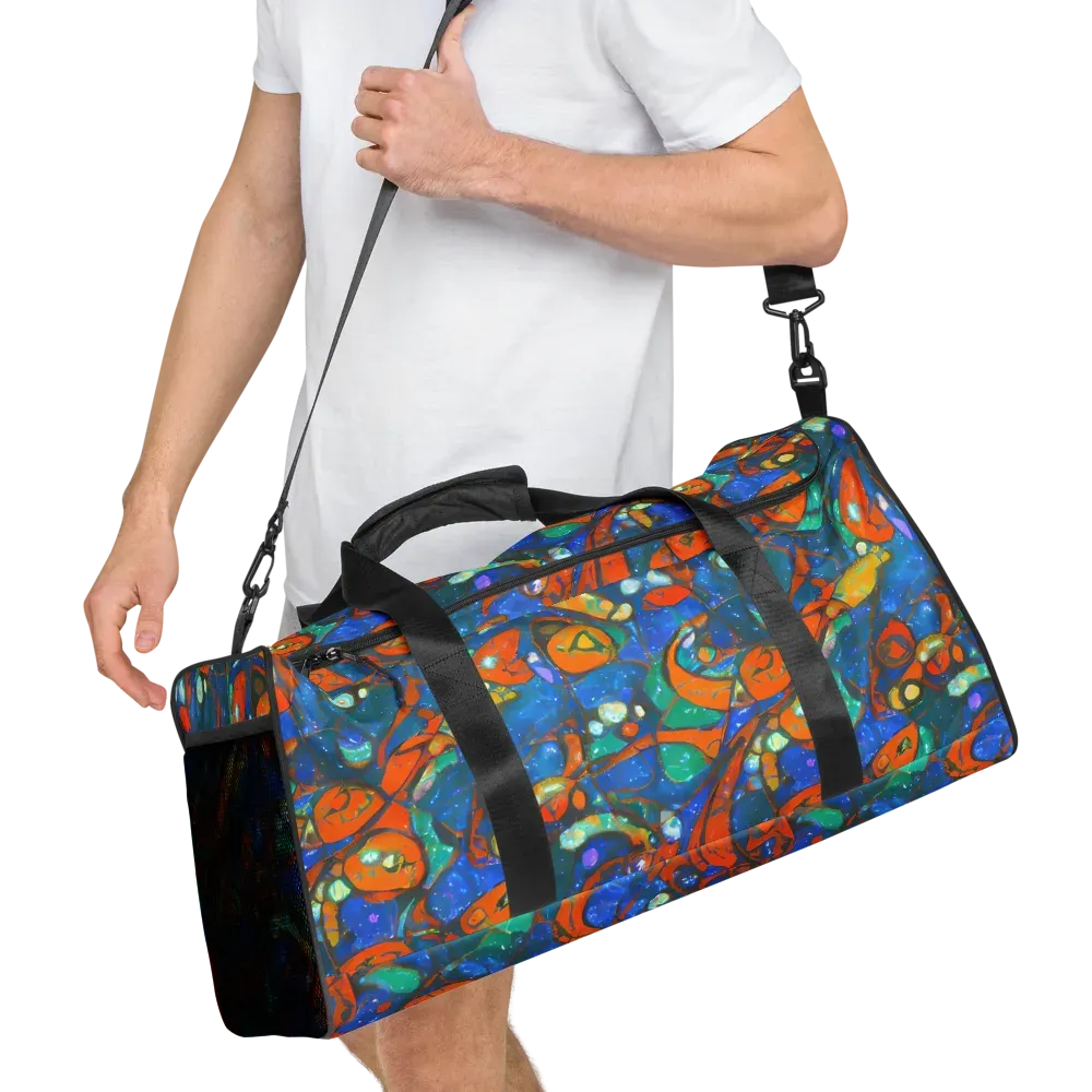 Liquid Ember on Duffle Bag — Right Front