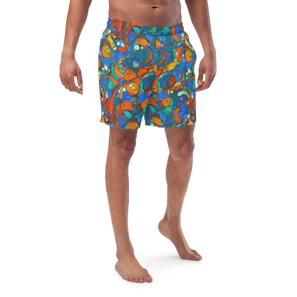 Liquid Ember on Swim Trunks — Front