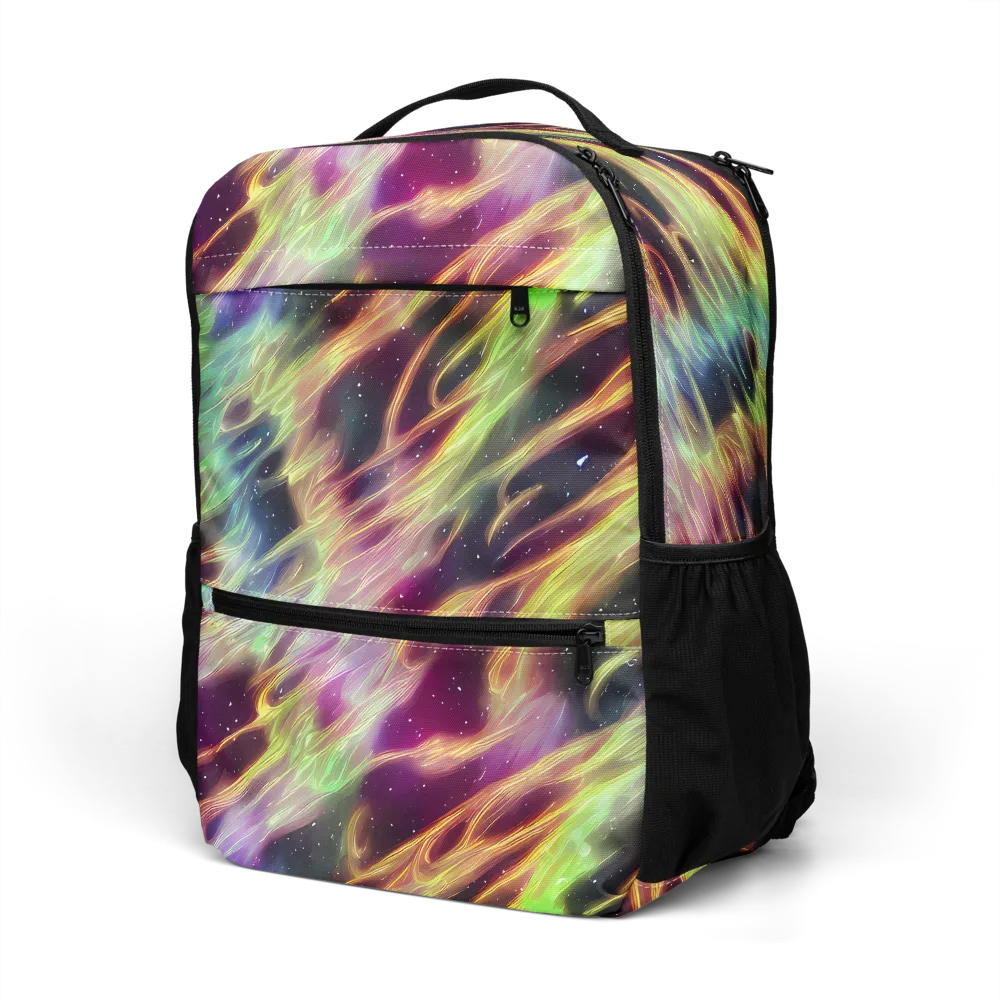 Supernova Silk on Utility Backpack — Left Front
