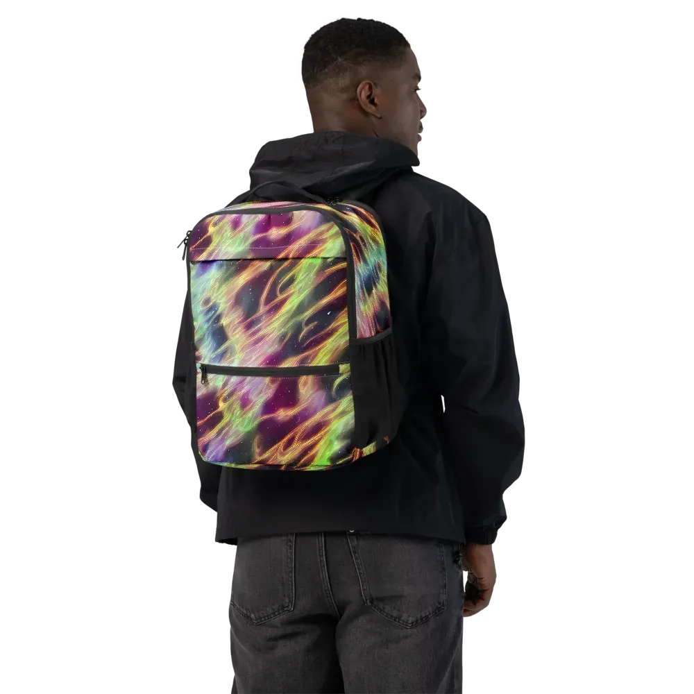 Supernova Silk on Utility Backpack — Back