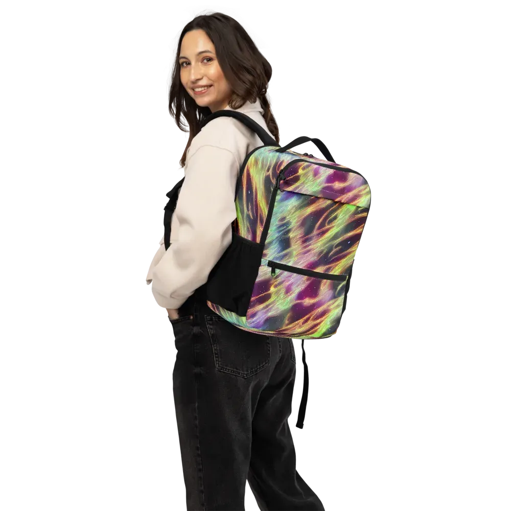 Supernova Silk on Utility Backpack — Back