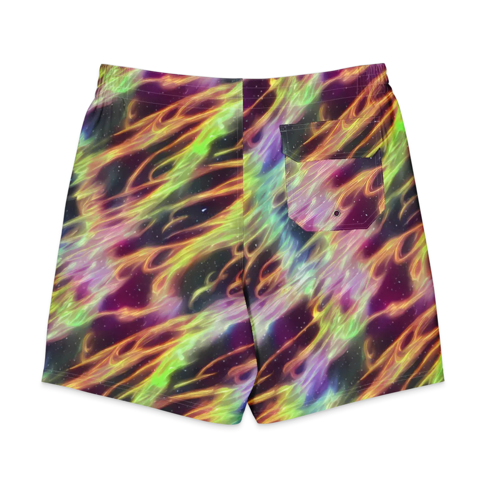 Supernova Silk on Men's Board Shorts — Back