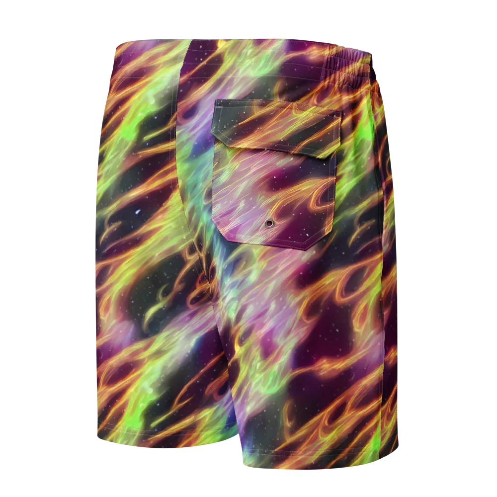 Supernova Silk on Men's Board Shorts — Back