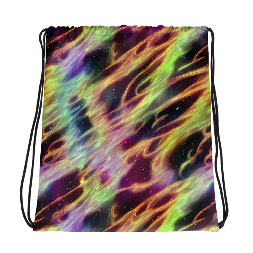 Supernova Silk on a Drawstring Bag