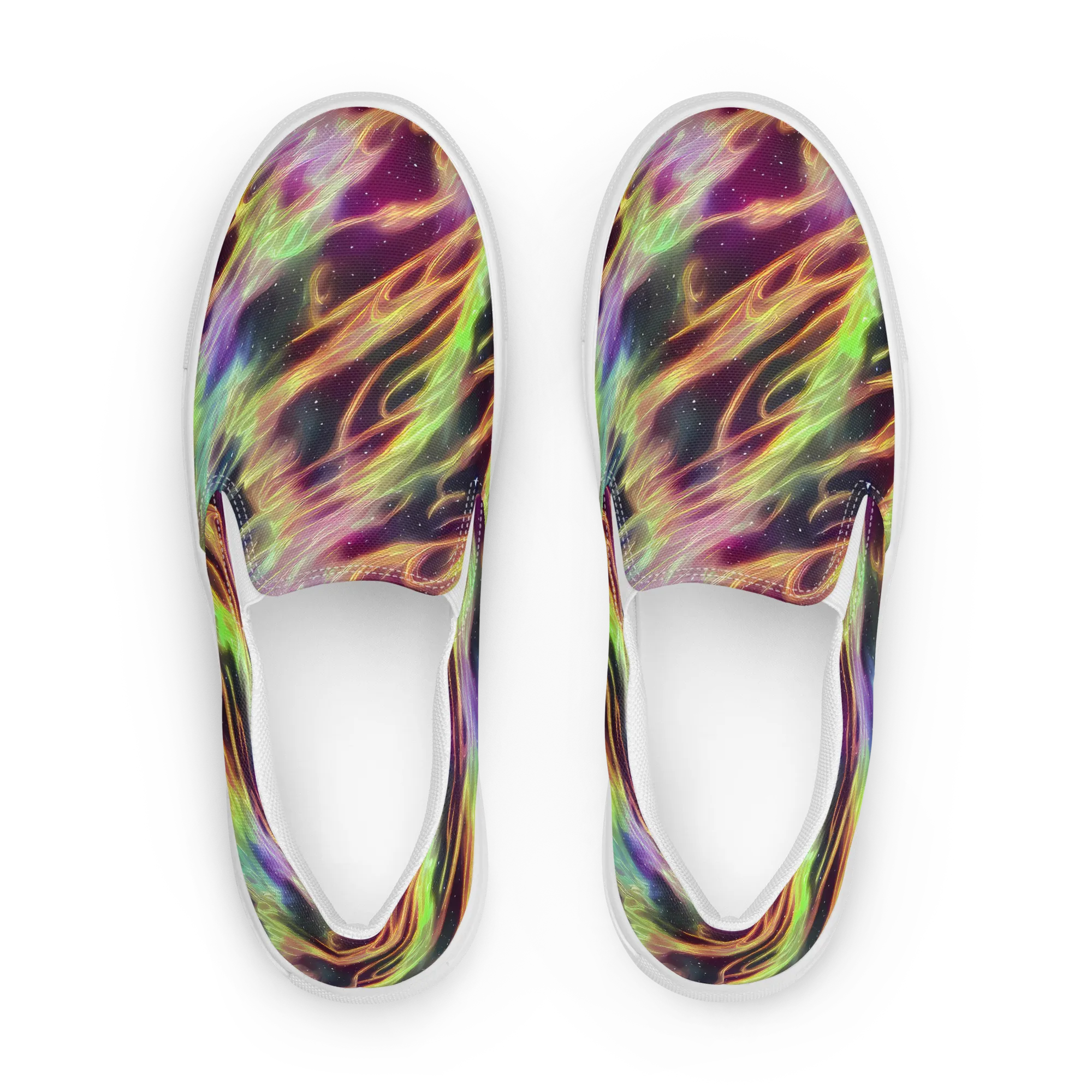 Supernova Silk on Women's Slip-On Canvas Shoes — Front