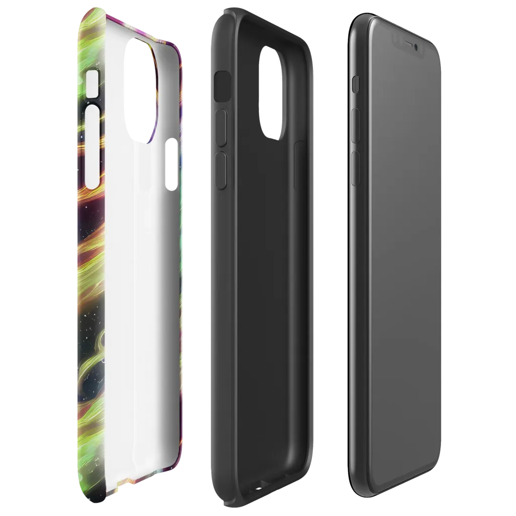 Supernova Silk on Tough Case for iPhone® — Right