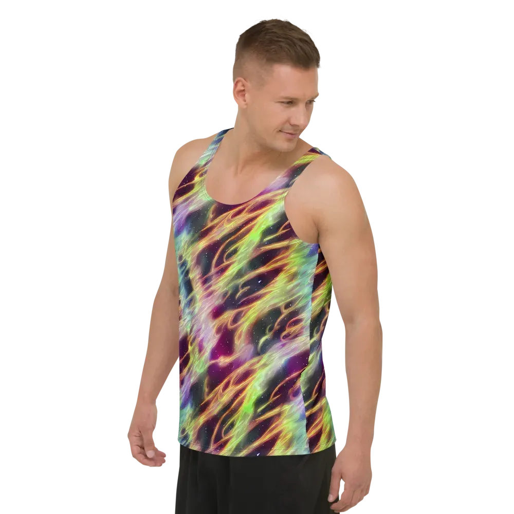 Supernova Silk on Men's Tank Top — Left Front