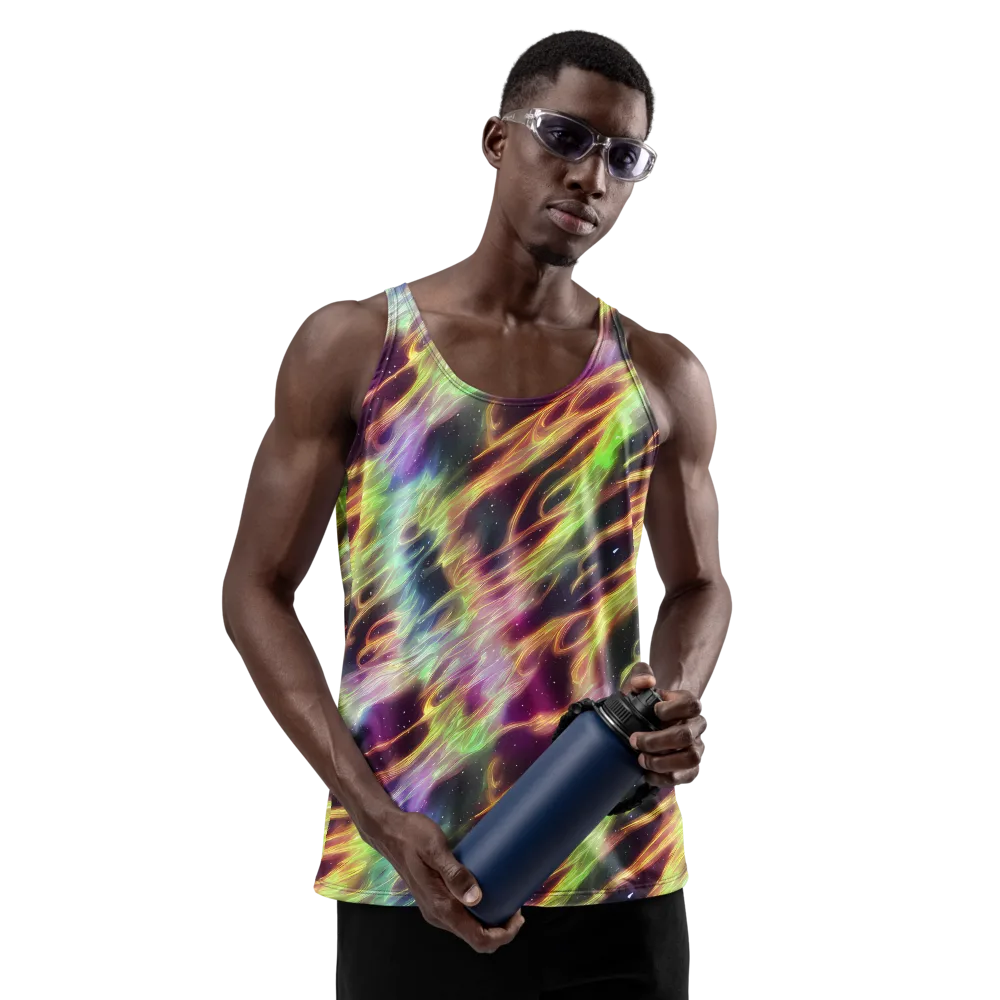 Supernova Silk on Men's Tank Top — Front