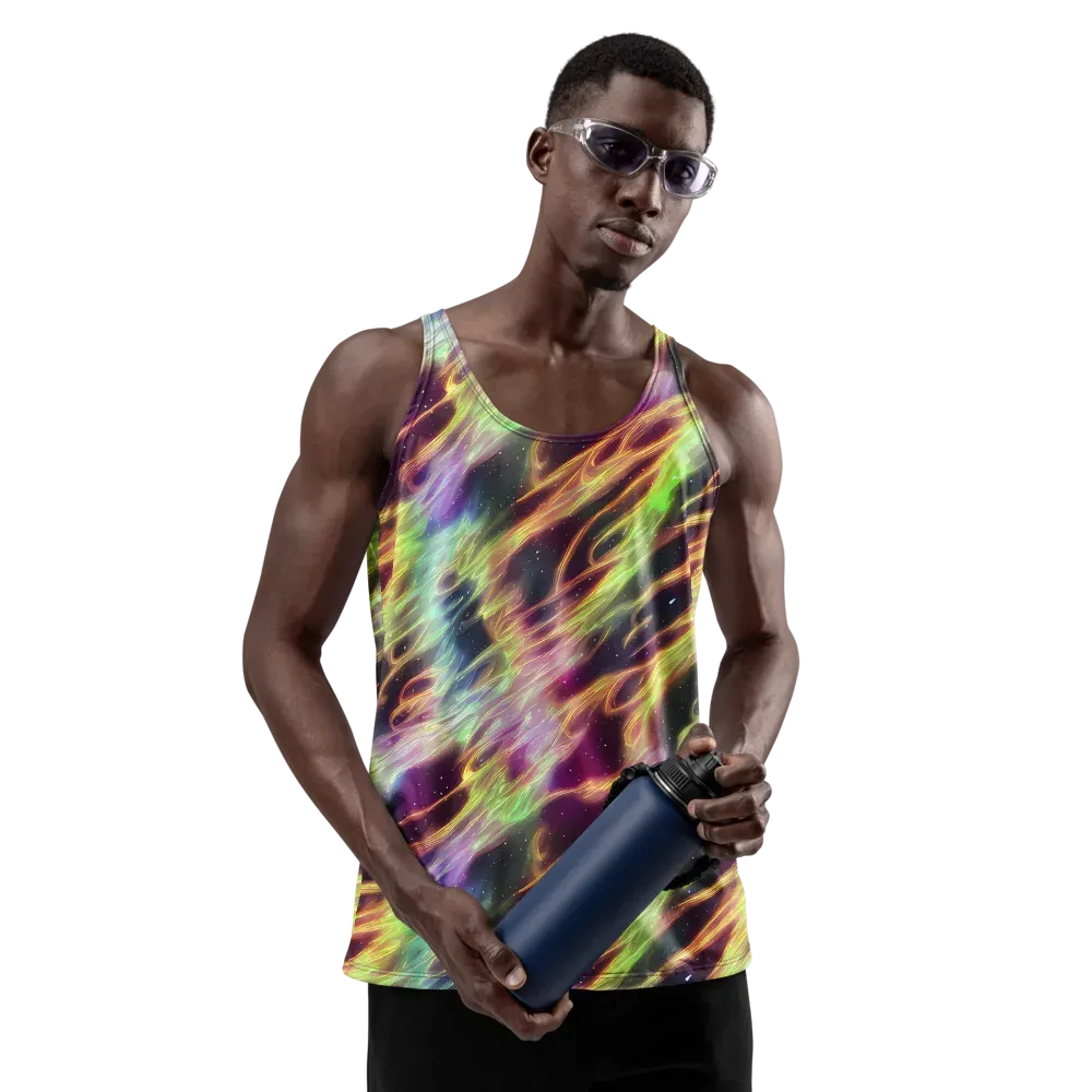 Supernova Silk on Men's Tank Top — Front