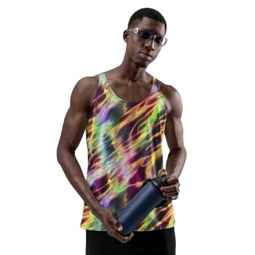 Supernova Silk on a Men's Tank Top