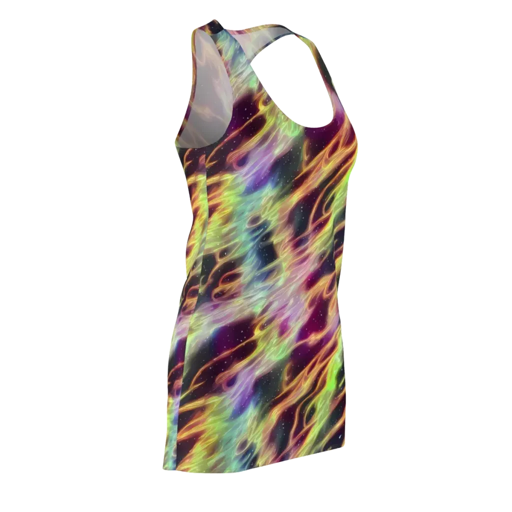 Supernova Silk on Racerback Dress — Front Side