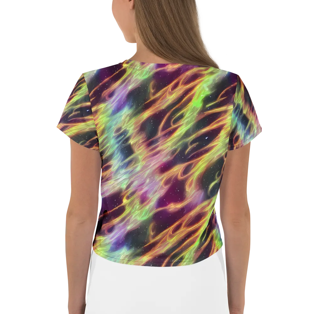 Supernova Silk on Crop Tee — Back