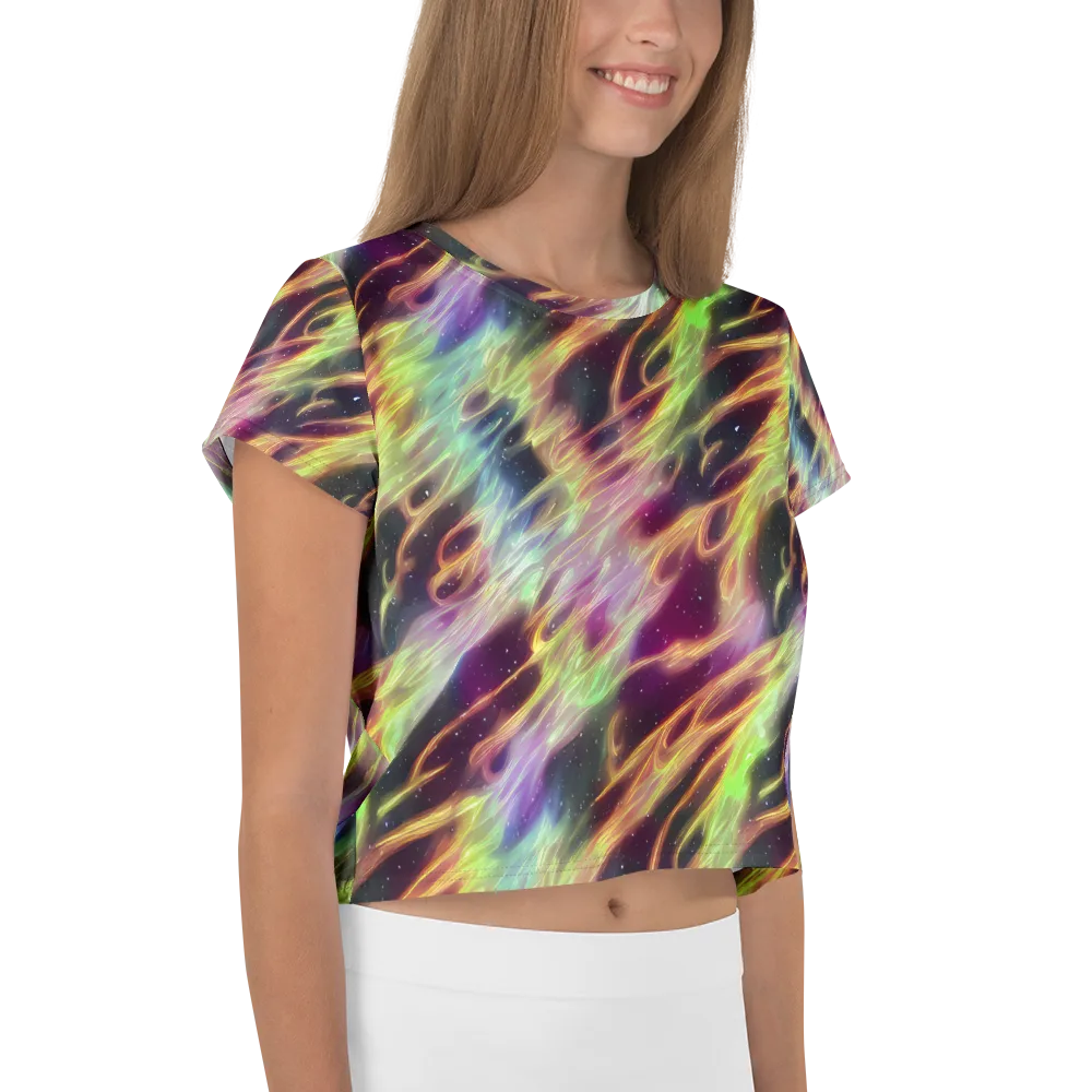Supernova Silk on Crop Tee — Right