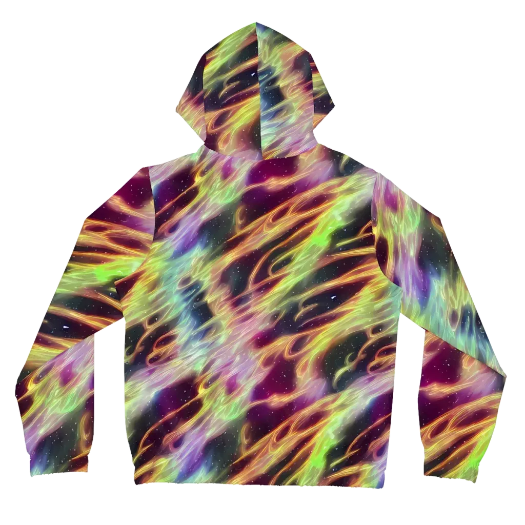 Supernova Silk on Women's Full-Zip Hoodie — Back