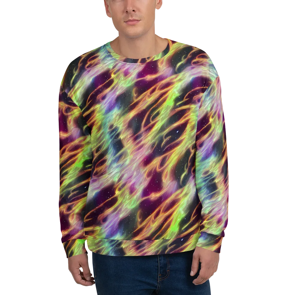 Supernova Silk on Sweatshirt — Front